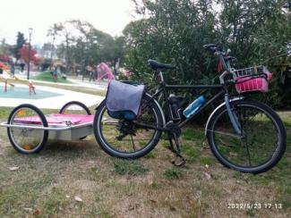 Bici y trailer, movilidad sustentable y amigable con todos