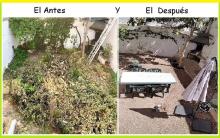 antes y después del orden