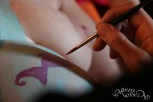 Pincel en mano (Bodyart)