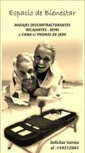 Servicio de masajes terapeuticos (relajantes, descontracturantes, circulatorios) y Cama de piedras calientes de jade/ Medallones veganos y sin harinas/ Hierbas deshidratadas para infusion