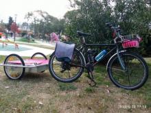 Bici y trailer, movilidad sustentable y amigable con todos